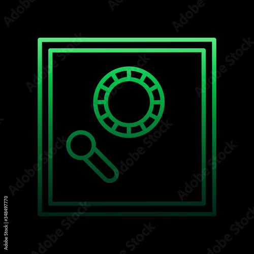 safe nolan icon. Simple thin line, outline vector of online shopping icons for ui and ux, website or mobile application