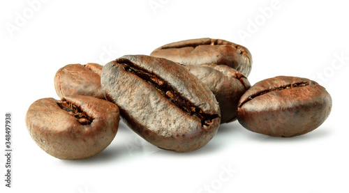 coffee bean isolated on white background