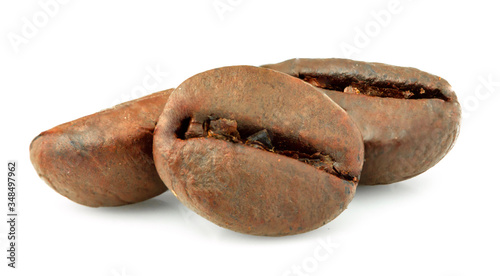 coffee bean isolated on white background