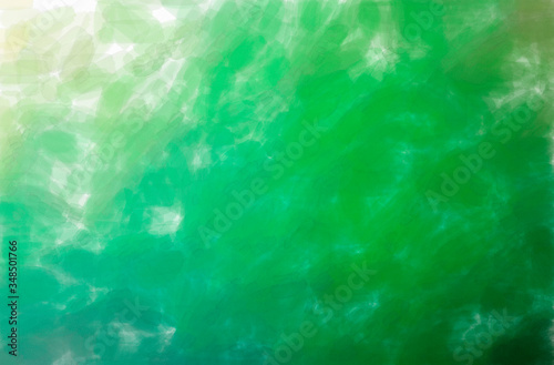 Abstract illustration of green Watercolor with low coverage background