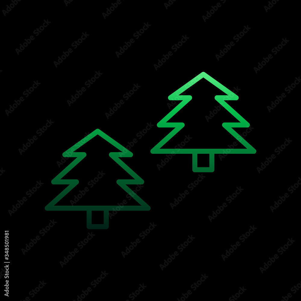 forest line nolan icon. Simple thin line, outline vector of camping icons for ui and ux, website or mobile application forest line nolan icon. Simple thin line, outline vector of camping icons for ui and ux, website or mobile application
