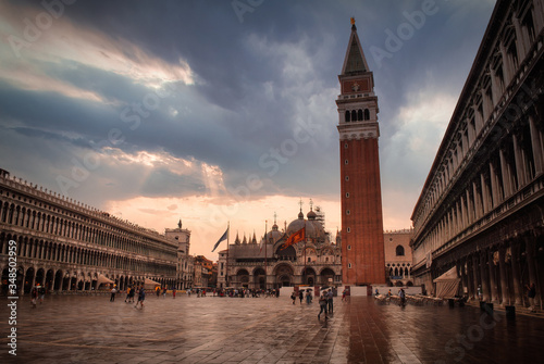 San Marco square in Venice after the rain © nicolagiordano