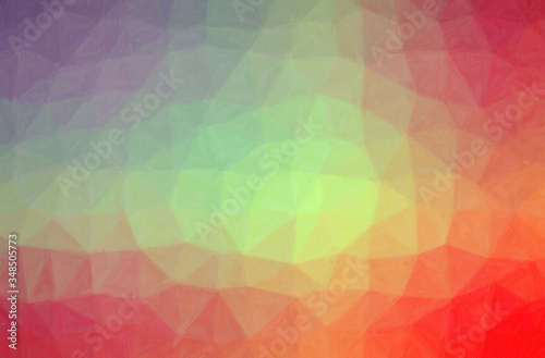 Abstract illustration of red, blue and yellow Pastel with color boost background. © sharafmaksumov