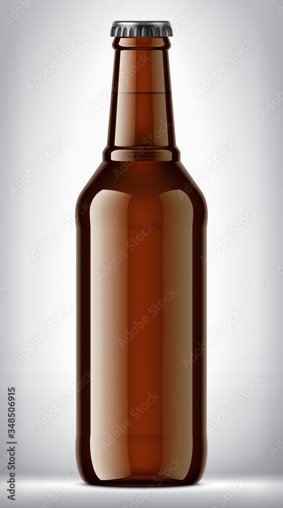 Glass Bottle on background. Glass Bottle on background.