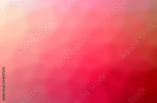 Abstract illustration of red through the tiny glass background