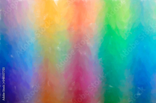 Abstract illustration of blue  green  red and yellow Watercolor Wash background
