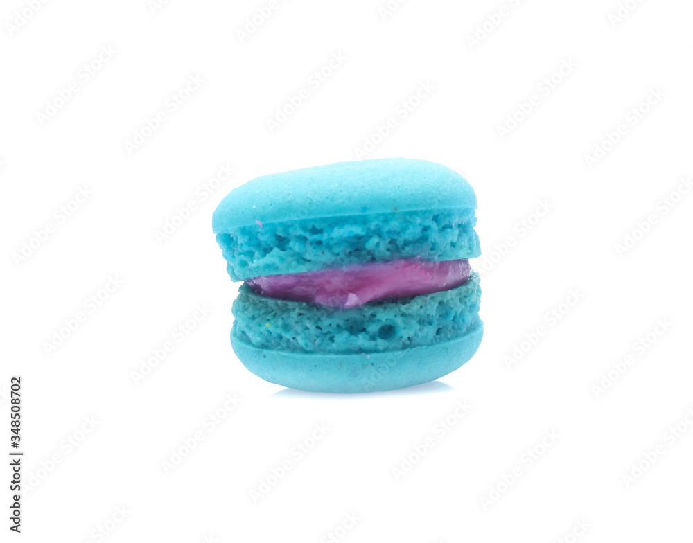 Colorful macaron isolated on white background Colorful macaron isolated on white background