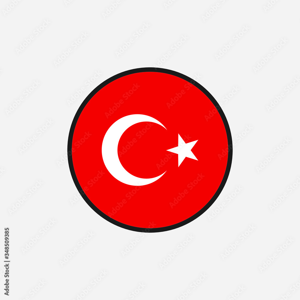 Turkey circle flag graphic element Illustration template design
Turkey circle flag graphic element Illustration template design