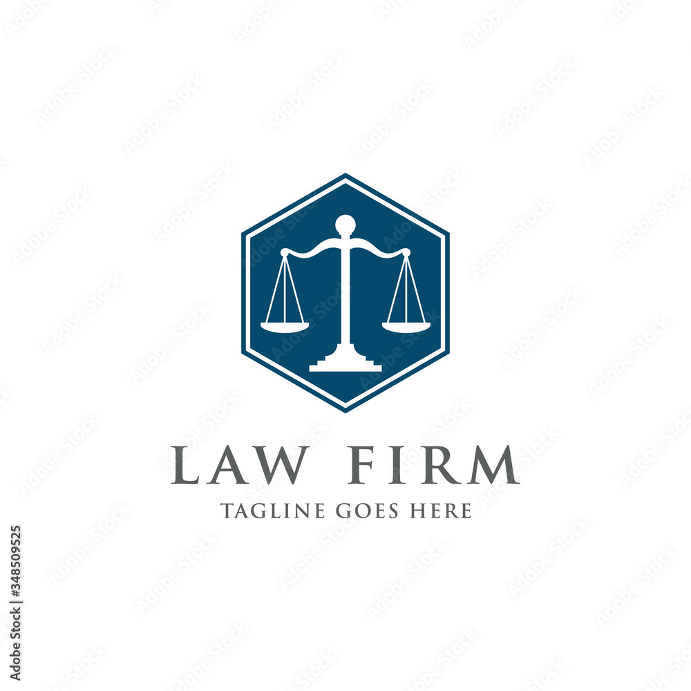 Law And Attorney Logo Design Template. Scale of Justice Symbol. Law And Attorney Logo Design Template. Scale of Justice Symbol.