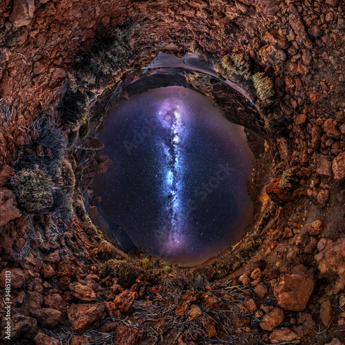 Wallpaper Mural Eye of the Naure - Milky Way little planetnet view Torontodigital.ca