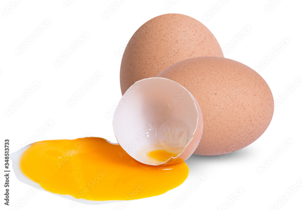 egg chicken isolated on white background egg chicken isolated on white background