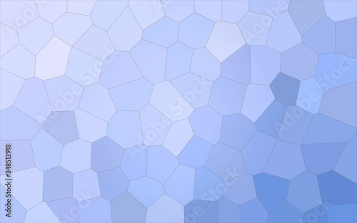 Cobalt blue colorful Big Hexagon background illustration.
