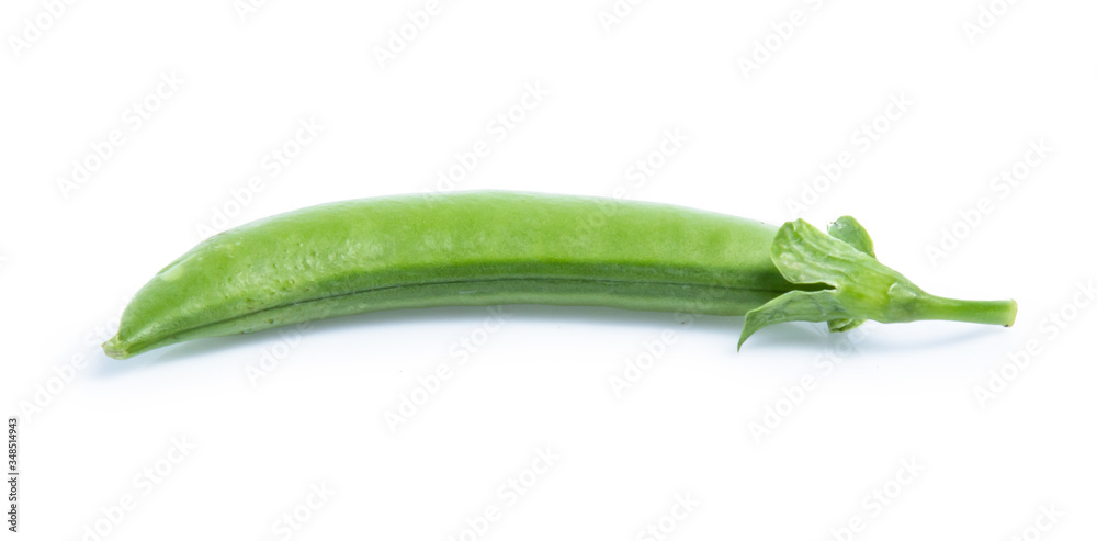 green Pea vegetable isolated on white background green Pea vegetable isolated on white background