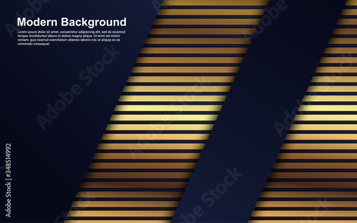 Illustration vector graphic of Abstract background blue color luxury modern design