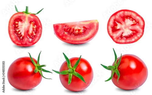 tomato isolated on white background