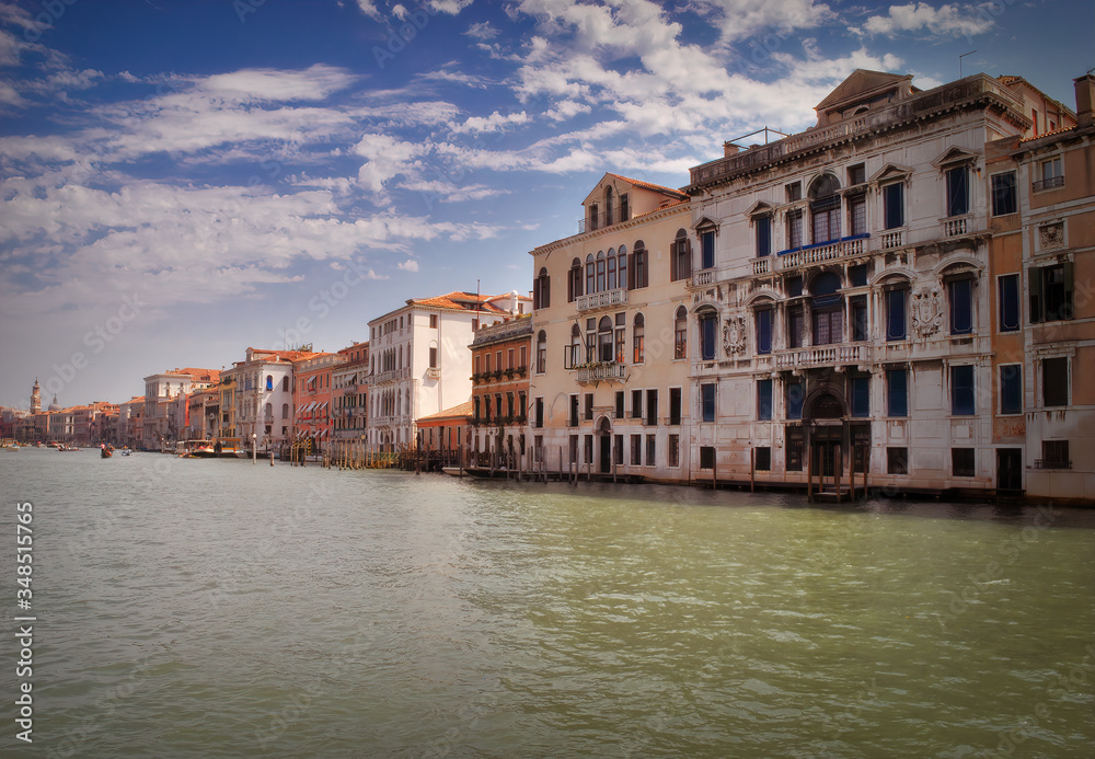 View on the Grand canal of Venice