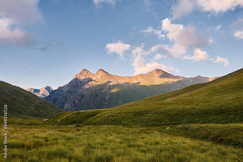 Caucasus Mountains in Sochi at August