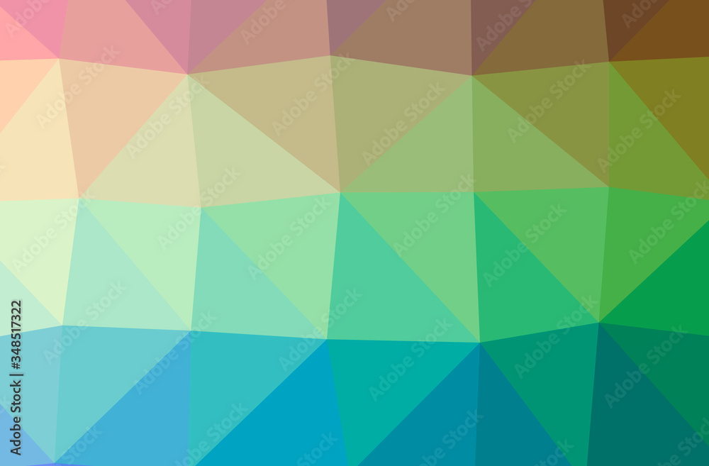 Illustration of abstract Blue, Green, Yellow horizontal low poly background. Beautiful polygon design pattern. Illustration of abstract Blue, Green, Yellow horizontal low poly background. Beautiful polygon design pattern.