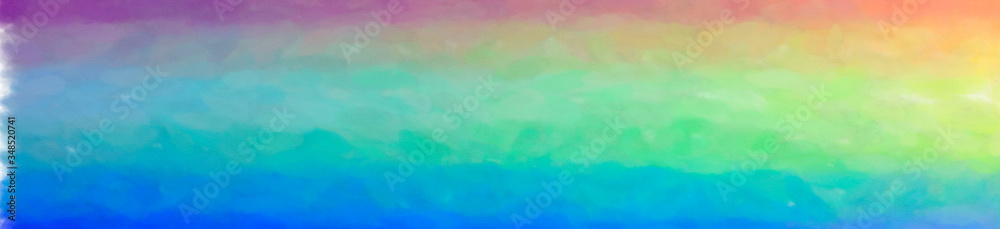 Abstract illustration of blue, red and green Watercolor Wash background