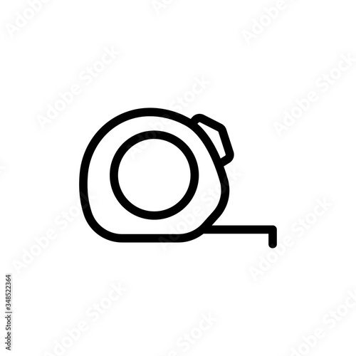 Canvas-taulu yardstick for accuracy icon vector