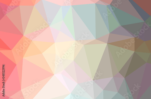 Fototapeta Naklejka Na Ścianę i Meble -  Illustration of abstract Red horizontal low poly background. Beautiful polygon design pattern.