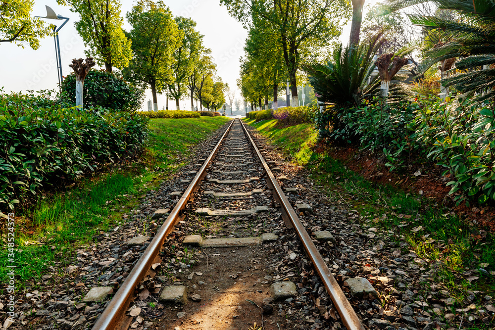 Obraz premium The way forward railway