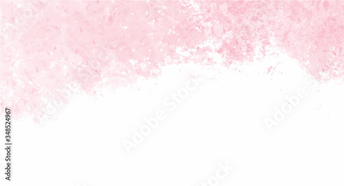 soft Pink watercolor background for your design, watercolor background concept, vector.
