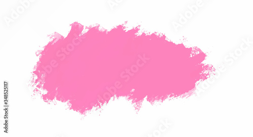 soft Pink banner watercolor background for your design, watercolor background concept, vector.