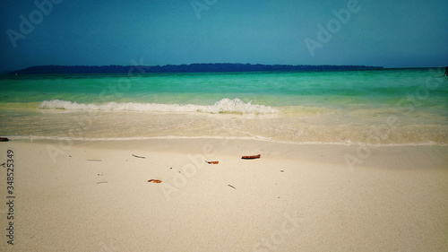 tropical beach with white sand