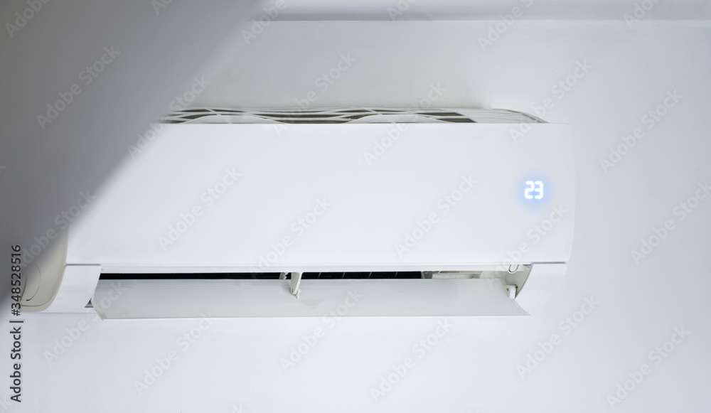 Split Unit Air Conditioner set at 23 Degrees Celcius Indoor Split Unit Air Conditioner set at 23 Degrees Celcius Indoor