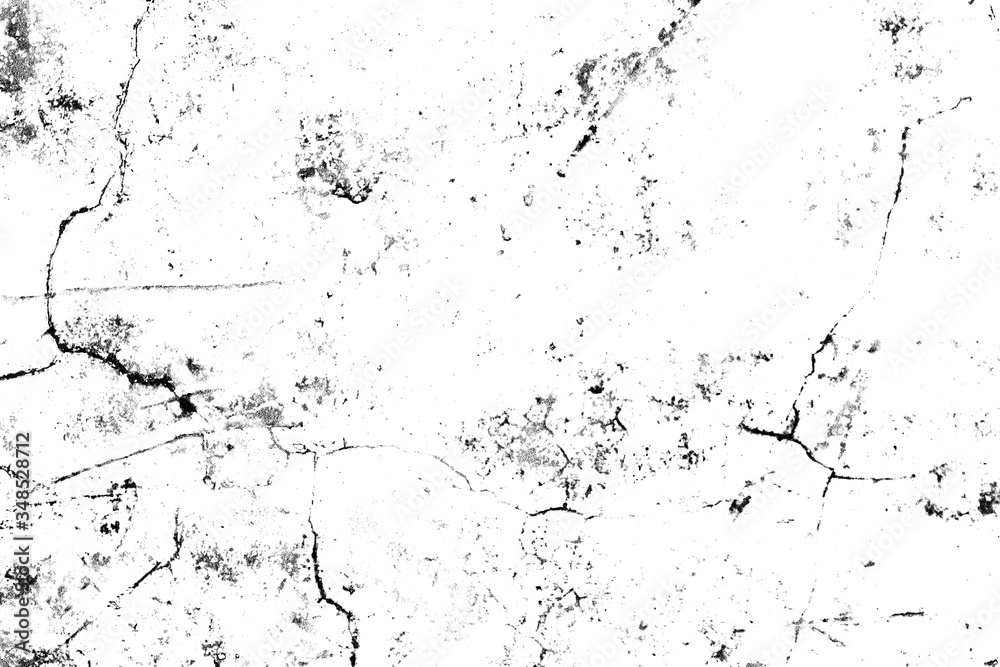 Black and white distressed grunge overlay texture.