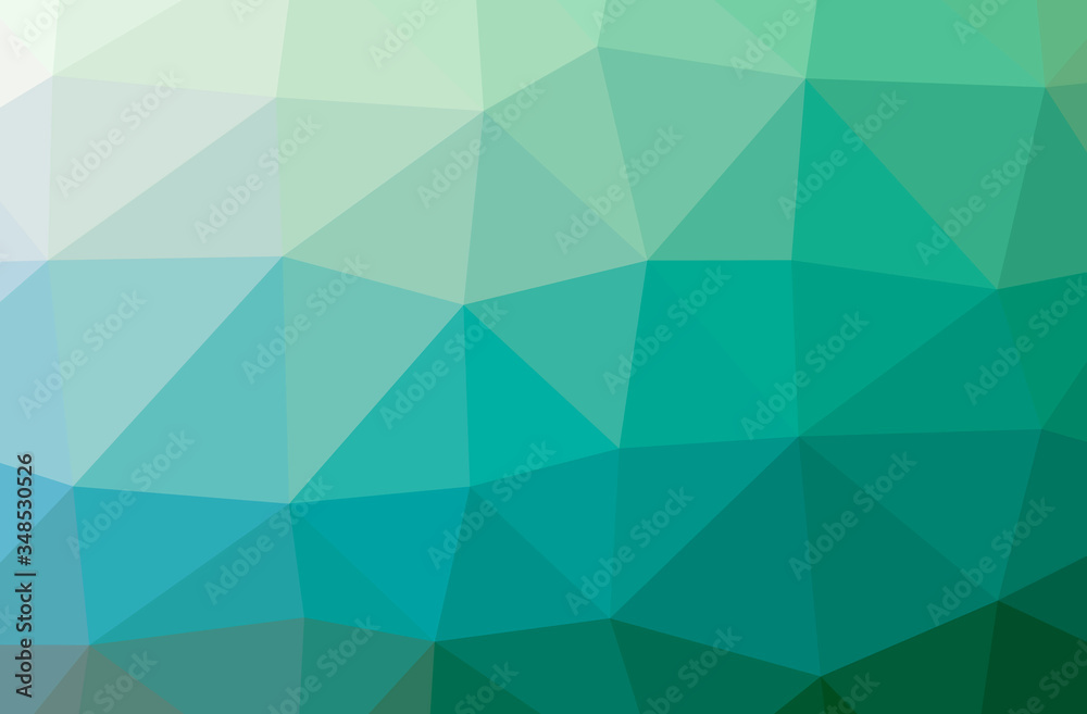 Illustration of abstract Blue, Green horizontal low poly background. Beautiful polygon design pattern. Illustration of abstract Blue, Green horizontal low poly background. Beautiful polygon design pattern.