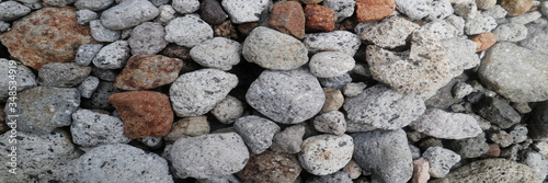 Grey construction granite gravel texture