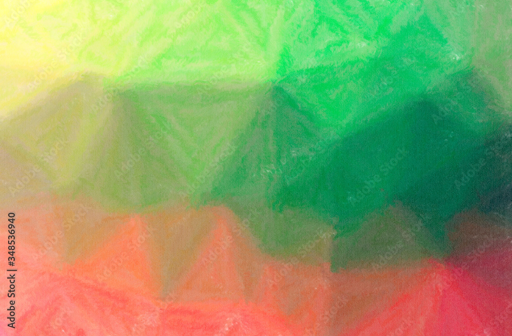 Abstract illustration of green, pink, red Wax Crayon background Abstract illustration of green, pink, red Wax Crayon background