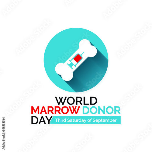Vector illustration on the theme of World Marrow Donor day observed each year on third Saturday of September globally.