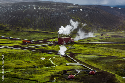 Krafla Power Plant in Iceland