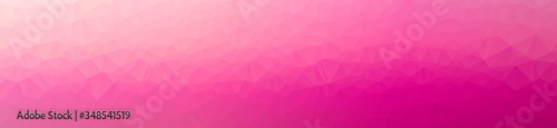 Illustration of abstract Pink banner low poly background. Beautiful polygon design pattern.