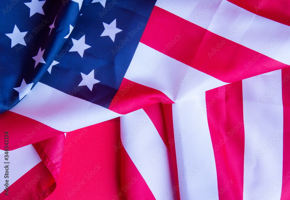 Naklejka premium cueve us flag