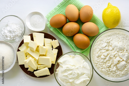 Step by step recipe of cheesecake. Ingredients for cooking