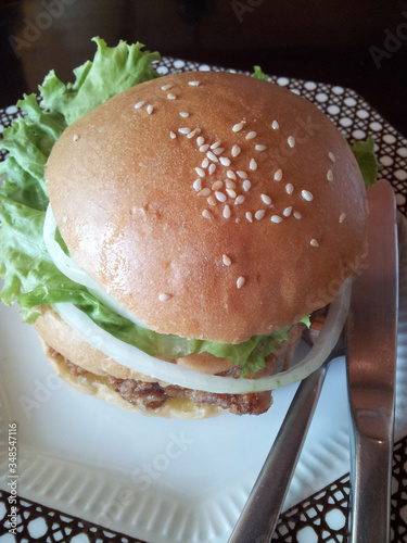 Crispy Chicken Burger with Mayonnaise