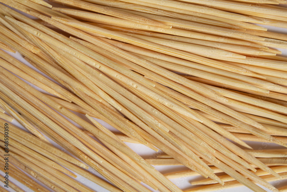 Texture of wooden toothpicks Texture of wooden toothpicks