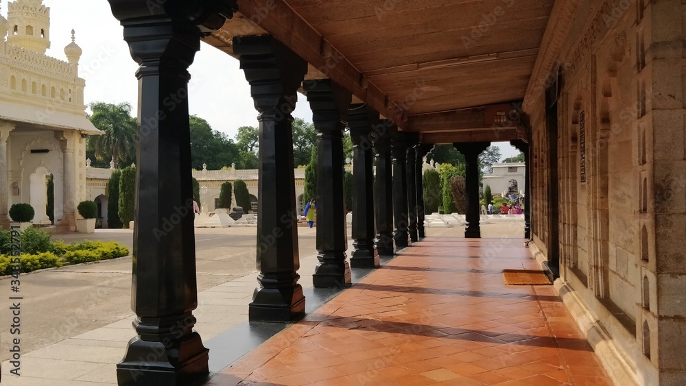 Obraz premium gumbaz corridor srirangapatna mysore tourism tipu sultan
