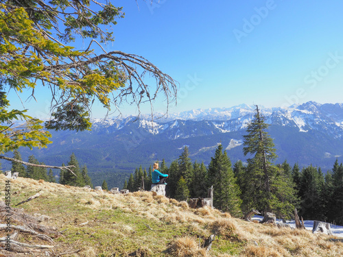 Wandern in den Ammergauer Alpen photo