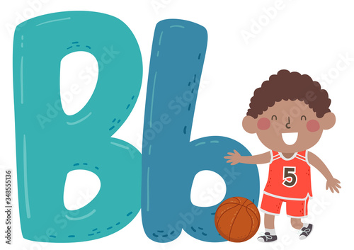Kid Boy Basketball Sport Al...