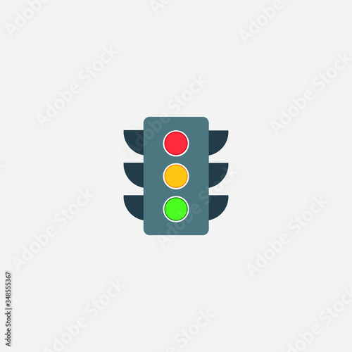 traffic lights graphic element Illustration template design