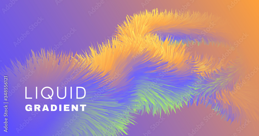 Obraz premium Graphic Color Poster. Flow Template. Abstract