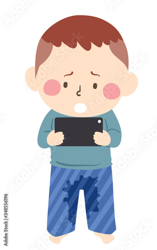 Kid Boy Cant Stop Playing C...