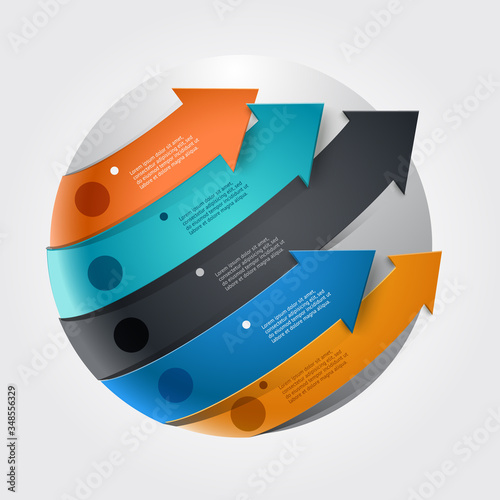 Information data design. Business Infographic elements. diagram with steps, parts or processes. Vector business template for presentation.