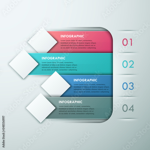 Modern infographic design template elements. Vector illustration for company and corporate business project and presentation.
