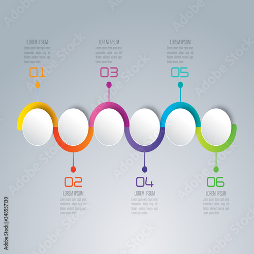 Business timeline workflow infographics. Information data design. Vector business template for presentation.